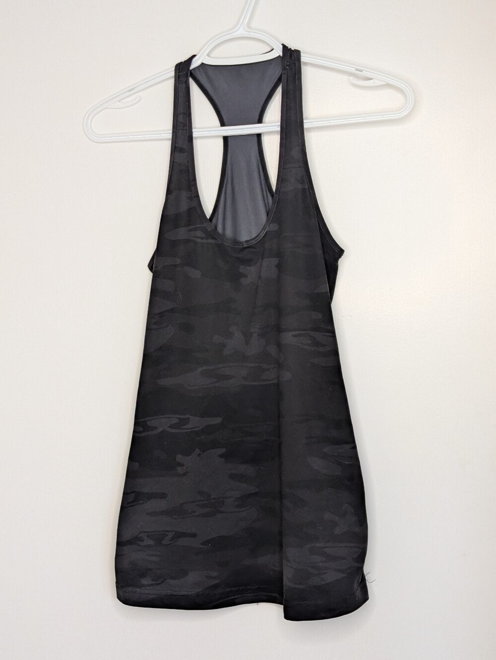 LULULEMON Black/GREY Camo Racerback Tank Top
